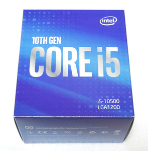 新品 未使用品 送料無料 Intel Core i5-10500 BOX 3.10GHz i5 10500 6コア 12スレッド 65W LGA1200 インテル CPU