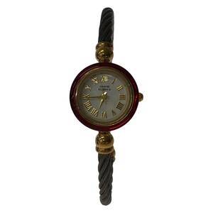 ANNE KLEIN アンクライン 10/1838-9 着せ替え バングル 腕時計/ゴールド×シルバー レディース