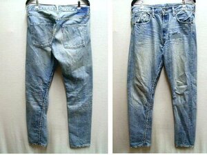 ◇即決[W36]LVC 66501-0193 ジップカスタマイズドブルー スリム 旧日本製 501XX ビンテージ復刻 LEVI’S VINTAGE CLOTHING デニム■5231