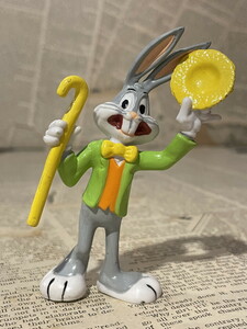 ☆1980年代/ルーニーテューンズ/バックスバニー/PVCフィギュア/即決ビンテージUSA/Looney Tunes/Bugs Bunny/PVC Figure(80s) LT-047