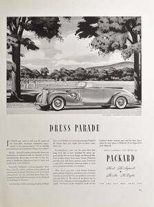 稀少！1930年代パッカード広告/Packard 12 Convertible Victoria/アメ車/アールデコ/24