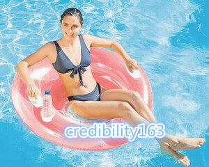 浮き輪 うき具 大人用 子供用 フロート 人気 かわいい 家族 海 プール ビーチグッズ 遊具 空気入れ1個 ピンク椅子 直径1.19m
