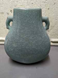 中国美術 中国 紋 花瓶　壷