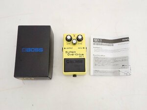 【良品】BOSS ボス エフェクター オーバードライブ SD-1 元箱/説明書付 ∽ 6E1DF-2