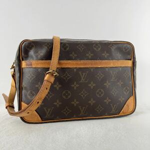 1円〜★LOUIS VUITTON ルイヴィトン トロカデロ 30 ショルダーバッグ モノグラム ブラウン GM ブラウン 斜め掛け レディース ポシェット