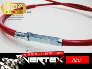 NSR250R MC28 プロアーム 94-97 アクセルワイヤー スロットルワイヤー 10cmロング カラーワイヤー レッド