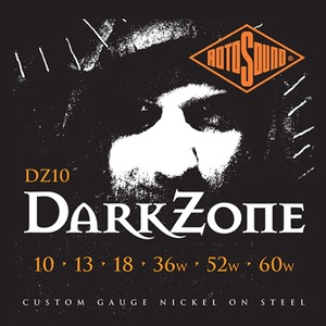 ロトサウンド ギター弦 1セット DZ10 DARKZONE CUSTOM GAUGE 10-60 エレキギター弦 ROTOSOUND