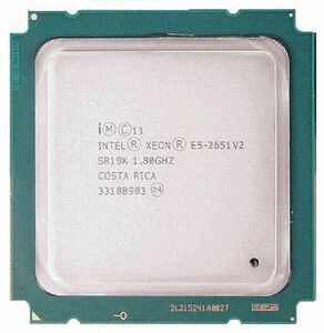 2個セット Intel Xeon E5-2651 v2 SR19K 12C 1.8GHz 30MB 105W LGA2011 DDR3-1600