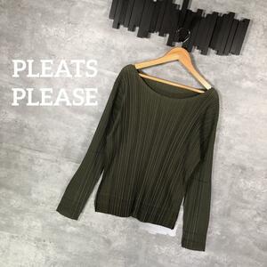 『PLEATS PLEASE』プリーツプリーツ (3) プリーツ カットソー