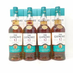 グレンリベット ダブルオーク 12年 700ml The Glenrivet 4本セット【7F】