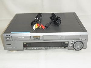 SONY ソニー WV-H5 VHS+video Hi8 ビデオデッキ 98年製 再生しましたが 難あり 中古ジャンク品