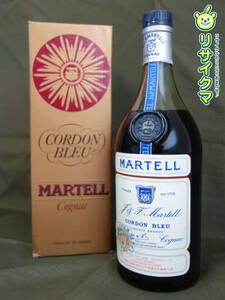 【新古品】M▽未開封 古酒 洋酒 お酒 ブランデー コニャック MARTELL CORDON BLEU マーテル コルドンブルー 箱付き (37484)