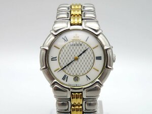1円◆稼働◆ セイコー 9579-6000 クレドール 白 クオーツ ユニセックス 腕時計 コマ M15701