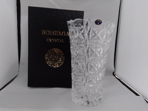 BOHEMIA CRYSTAL ボヘミア　クリスタル　花瓶　箱付き