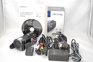 ソニー SONY デジタルHDビデオカメラレコーダー CX180 ブラック HDR-CX180/(中古品)