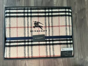 BURBERRY バーバリー ノバチェック ウール 毛布 ウール100% 140×200cm 未使用品