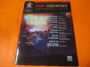 ♪輸入楽譜　Pop & Country Instrumental Solos for Strings　CD付　ヴィオラ　カントリーソング　ショーン・メンデス等洋楽