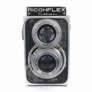 リコーフレックス Ricohflex ミリオン Million 2眼レフ フィルムカメラ 撮影器具 ブラック 黒 小物 ジャンク ■GY18 その他