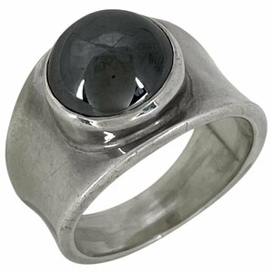 ジョージジェンセン Georg Jensen デザイン リング ヘマタイト 指輪 124 リング ８号 シルバー925 シルバー レディース 【中古】