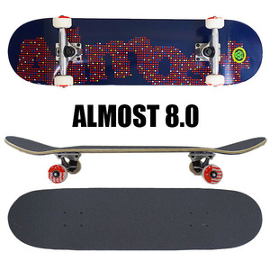 ALMOST/オルモスト コンプリートスケートボード/スケボー BIG DOT FP COMPLETE 8.0 BLUE COMPLETE SK8 [返品、交換不可]