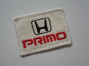 (中古)HONDA ホンダ PRIMO プリモ バイク ロゴ ワッペン/刺繍 エンブレム 自動車 カー用品 バイク オートバイ 整備士 作業着 55