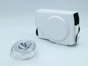 L1109　Canon　キヤノン ソフトケース CSC-G4WH ホワイト G7X用