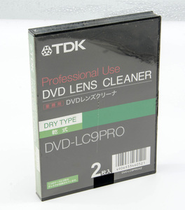 TDK Professional Use DVD LENS CLEANER 業務用 DVDレンズクリーナー 乾式 DVD-LC9PRO 2枚入 未開封