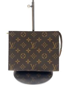 LOUIS VUITTON◆ポッシュ・トワレット19_モノグラム・キャンバス_BRW/PVC/BRW