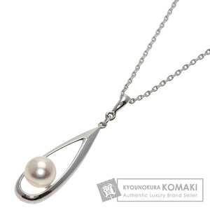 MIKIMOTO ミキモト パール 真珠 ネックレス シルバー レディース 中古