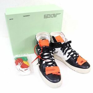 OFF-WHITE (オフホワイト) Low 3.0 Sneaker “BLACK / WHITE” / ロー3.0 スニーカー 中古品 size 43 / S00702