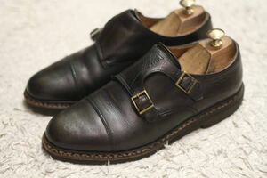 【人気】PARABOOT William ネイビー 6.5(リスレザー パラブーツ ダブルモンクストラップ Michael シャンボード REIMS CHAMBORD ウィリアム)