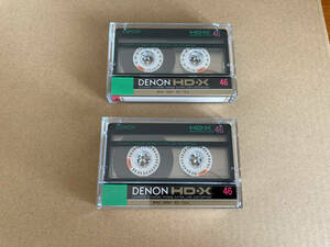 在庫3 カセットテープ DENON HD-X 2本 00285