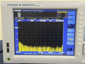 YOKOGAWA AQ6370D Optical Spectrum Analyzer 600-1700nm AQ6370D-12-L1-D/FC/RFC 光スペクトラムアナライザ