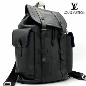 定価50万★現行2018年製★ LOUIS VUITTON ルイヴィトン エピ クリストファーPM LVサークル リュックサック バックパック モノグラム M53302