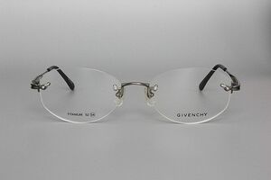 【未使用・新品】GIVENCHY ジバンシィ TITAN チタン ツーポイント シルバーグレー GV3811T COLOR SG MADE IN JAPAN