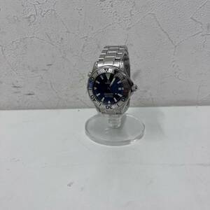 ②OMEGA 自動巻腕時計 アナログ ブルー シルバー 168.1640