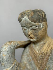 中国古玩 婦人俑