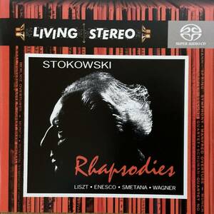 LIVING STEREO SACD:ラプソディア、管弦楽名曲集~ハンガリー狂詩曲第二番、ルーマニア狂詩曲、他2曲、ストコフスキー、RCAビクター交響楽団