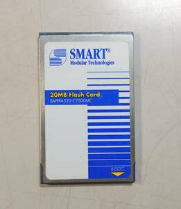 KN4778 【ジャンク品】 SMART 20MB Flash CARD SM9FA520-C7500MC