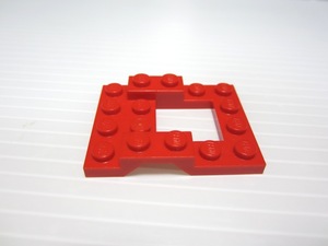 レゴ★赤色のフェンダー付車体ベース（４×５・中古品）