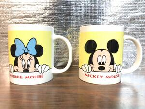 マグカップ ペアマグ Disney ディズニー ミッキー ミニー 陶器 コップ ミッキーマウス ミニーマウス