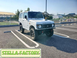 【諸費用コミ】:平成10年 スズキ ジムニー XL リミテッド 4WD リフトUP 社外ホイール マットタイヤ 社外前後バンパー