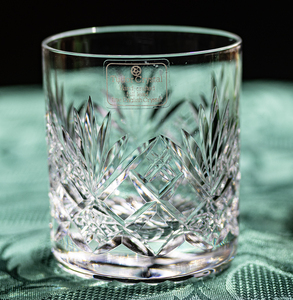 英国 Tudor クリスタル タンブラー ウイスキー グラス ロックグラス ビンテージ 酒 日本酒 冷酒 吟醸 バーグラス