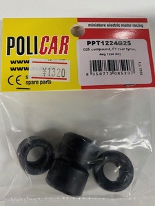 Slot.it 1/32 スロットカーパーツ PPT1224G25 Racing Tires (F1用)