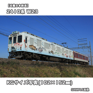 ◎KG写真【近畿日本鉄道】2410系電車 W23 ■伊勢志摩お魚図鑑:装飾 ■貸切 □撮影:名古屋線 2022/1/16［KG0523］