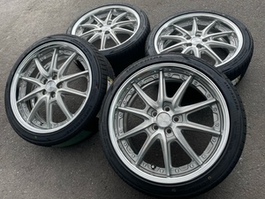 未使用 WORK ランベック LS10 18インチ 7.5J+45 5-100 215/40R18 カローラスポーツ ツーリング プリウス 86 BRZ インプレッサ レガシィ