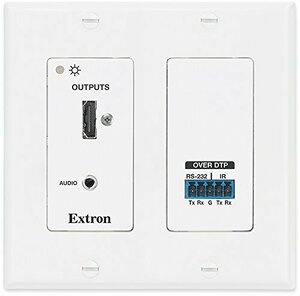 【中古】Extron DTP HDMI 230 D Rx HDMI ツイストペアエクステンダー Decora ウォールプレート