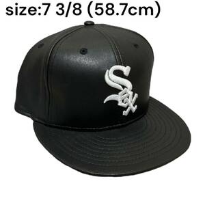 新品 NEW ERA ニューエラ シカゴホワイトソックス レザー 