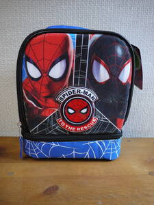 【訳あり/キズあり】NY/新品☆Spider-man/スパイダーマン☆ 2段ランチバック 保冷バック　