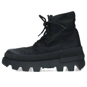 モンクレール MONCLER ハイク DESERTYX ANKLE BOOTS サイズ:41 センタージップコンバットアンクルブーツ 中古 BS99